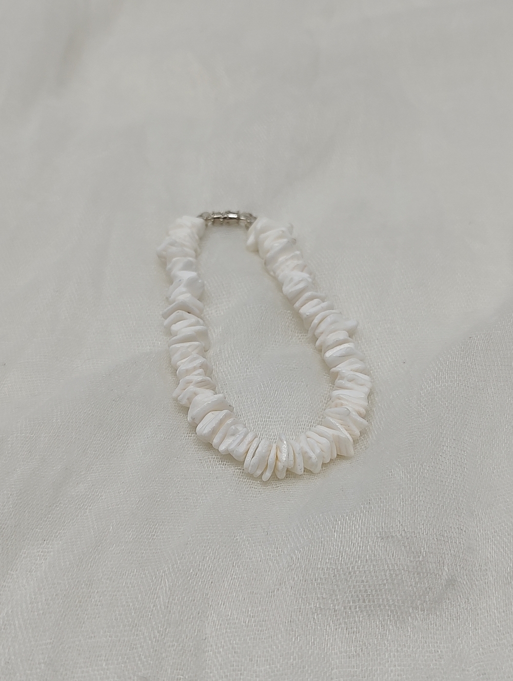 White Shell Chip Necklace - Women Jewelry
